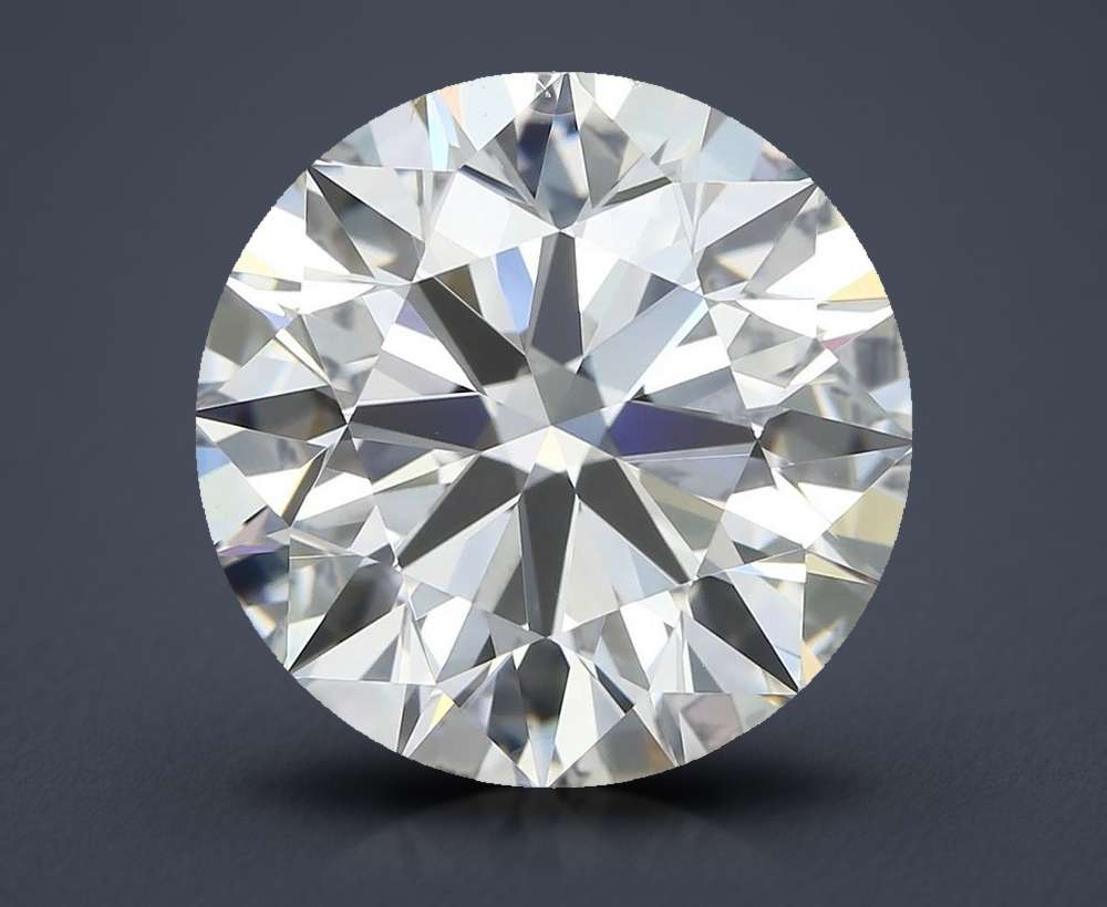 4.03ct G VS2 Rare Carat Ideal Cut Round Diamond