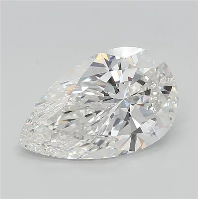 3.02ct F VS1 Rare Carat Ideal Cut Pear Lab Grown Diamond