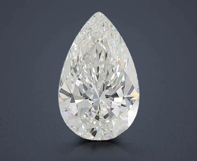 3.02ct F VS1 Rare Carat Ideal Cut Pear Lab Grown Diamond