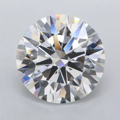 7.08ct D FL Rare Carat Ideal Cut Round Lab Grown Diamond