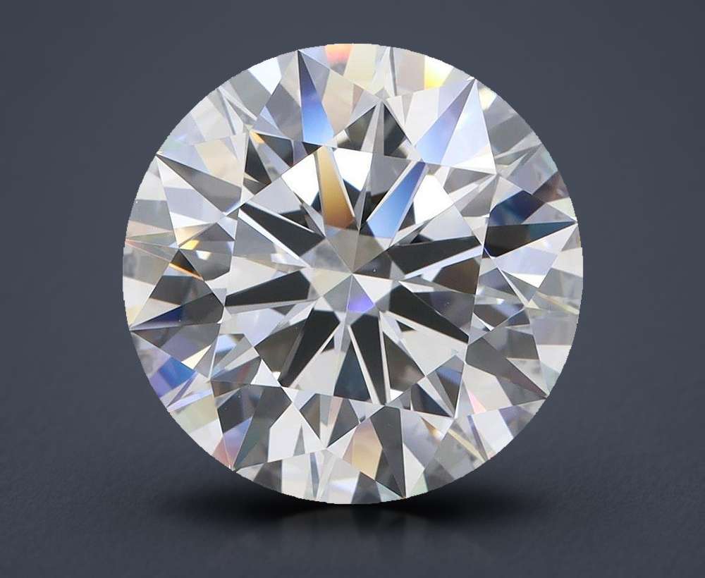 7.08ct D FL Rare Carat Ideal Cut Round Lab Grown Diamond