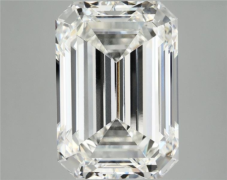 13.08ct F VVS2 Rare Carat Ideal Cut Emerald Lab Grown Diamond