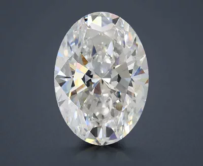 3.08ct D VS1 Rare Carat Ideal Cut Oval Lab Grown Diamond