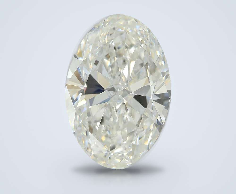 7.56ct F VVS2 Rare Carat Ideal Cut Oval Lab Grown Diamond