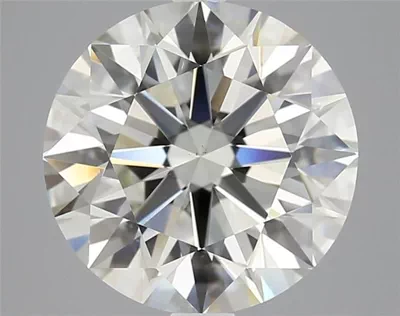 3.73ct I VS1 Rare Carat Ideal Cut Round Diamond