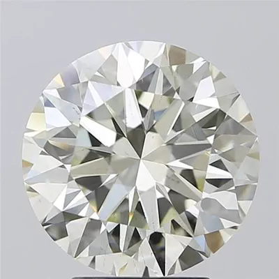 4.05ct K VS2 Excellent Cut Round Diamond