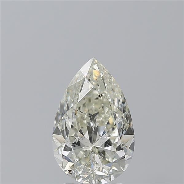 3.02ct J SI2 Very Good Cut Pear Diamond