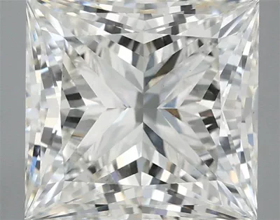 5.07ct G VS1 Rare Carat Ideal Cut Princess Lab Grown Diamond