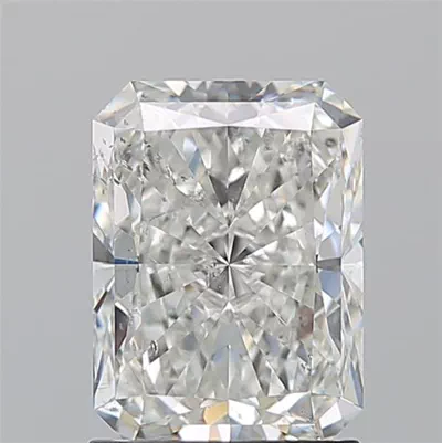 1.71ct H SI2 Rare Carat Ideal Cut Radiant Diamond