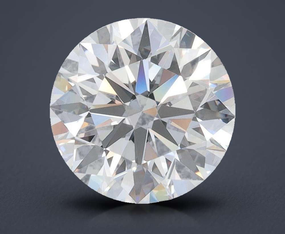 3.01ct D VS1 Rare Carat Ideal Cut Round Lab Grown Diamond