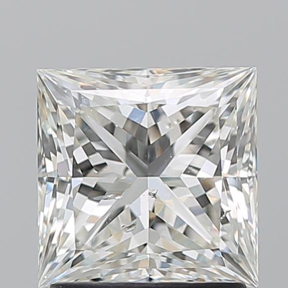 1.70ct J SI2 Rare Carat Ideal Cut Princess Diamond