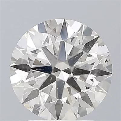 2.11ct K SI2 Rare Carat Ideal Cut Round Diamond