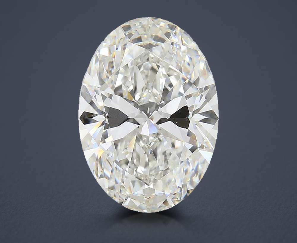 10.09ct F VS1 Rare Carat Ideal Cut Oval Lab Grown Diamond