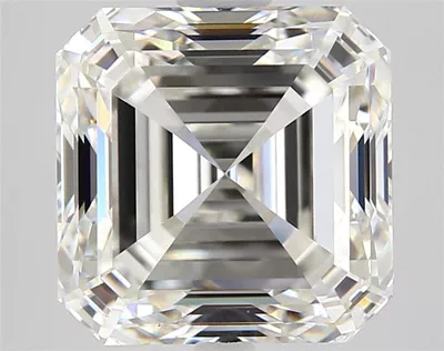3.01ct H VVS2 Rare Carat Ideal Cut Asscher Diamond
