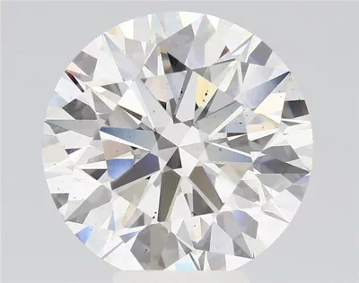 6.06ct G VS2 Rare Carat Ideal Cut Round Lab Grown Diamond