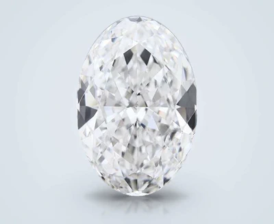 26.24ct F VS1 Rare Carat Ideal Cut Oval Lab Grown Diamond