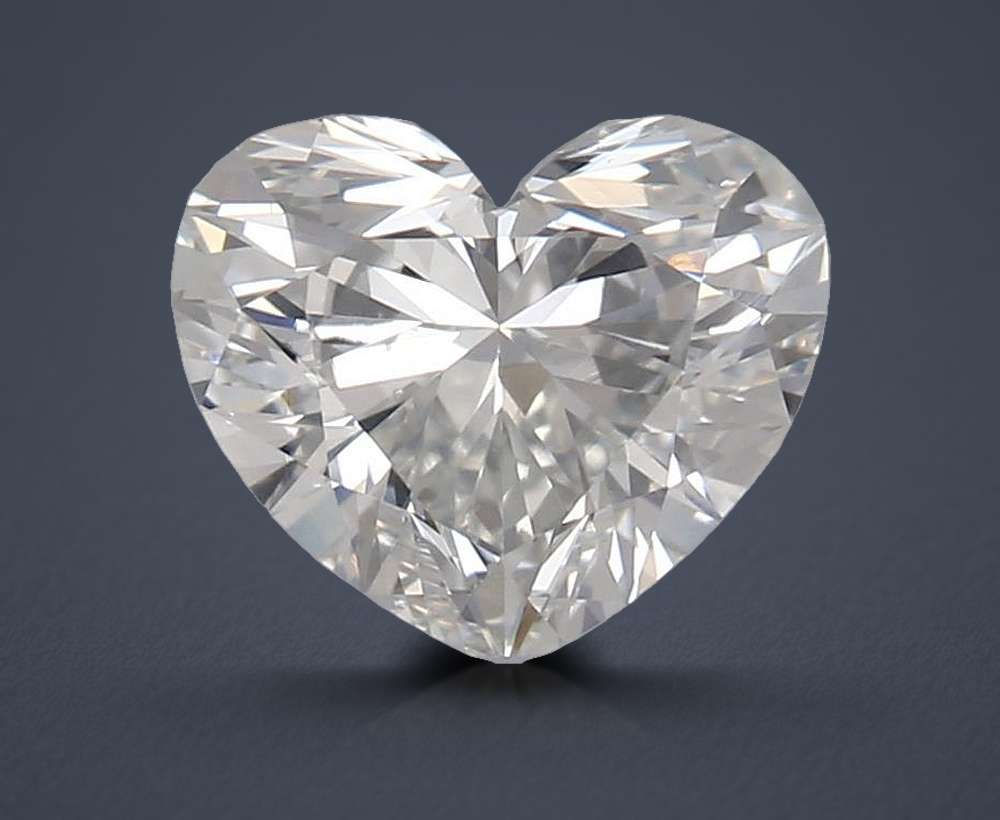0.64ct I SI1 Rare Carat Ideal Cut Heart Diamond