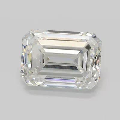 6.01ct G VVS2 Excellent Cut Emerald Lab Grown Diamond