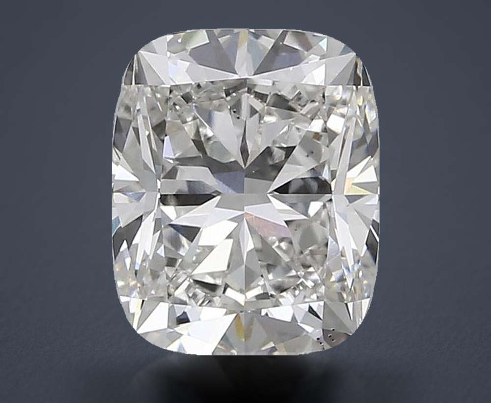 4.27ct H VS2 Very Good Cut Cushion Lab Grown Diamond