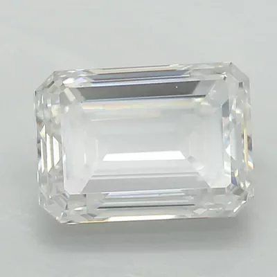 1.06ct E SI2 Excellent Cut Emerald Lab Grown Diamond