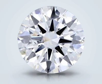 5.25ct F SI2 Rare Carat Ideal Cut Round Diamond
