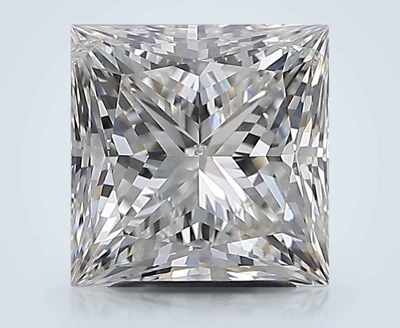 3.01ct E SI2 Rare Carat Ideal Cut Princess Diamond