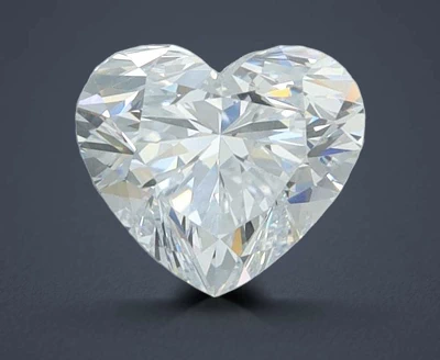 1.27ct F VVS1 Rare Carat Ideal Cut Heart Lab Grown Diamond