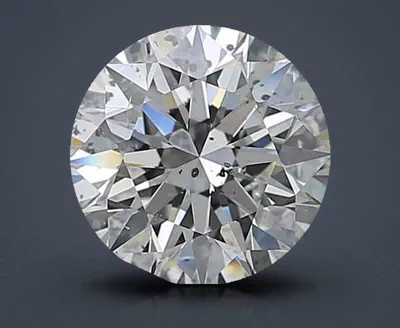 3.05ct H SI2 Rare Carat Ideal Cut Round Diamond