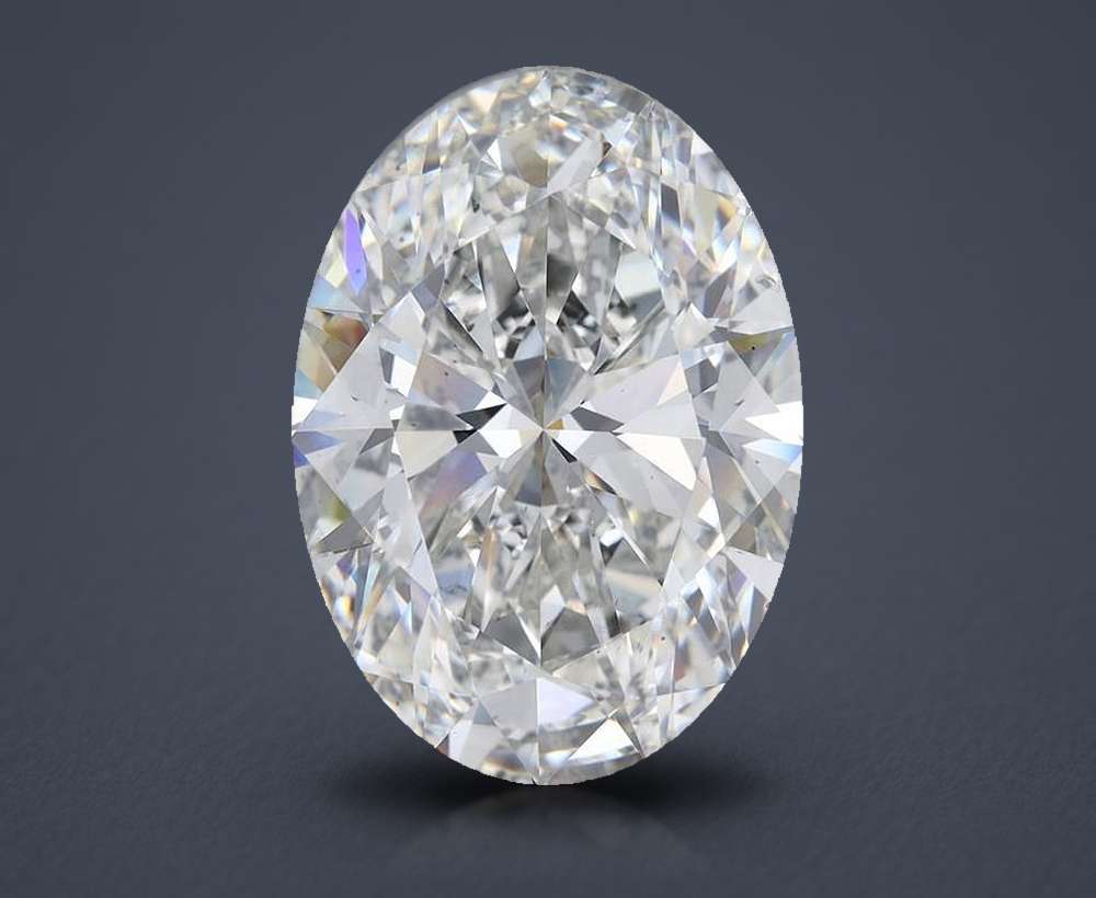 15.01ct F VS2 Rare Carat Ideal Cut Oval Lab Grown Diamond
