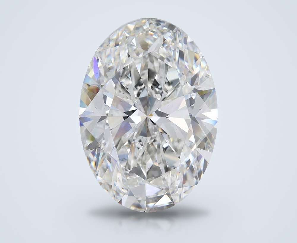 15.01ct F VS2 Rare Carat Ideal Cut Oval Lab Grown Diamond
