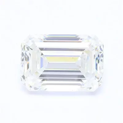 3.05ct E VS1 Rare Carat Ideal Cut Emerald Lab Grown Diamond
