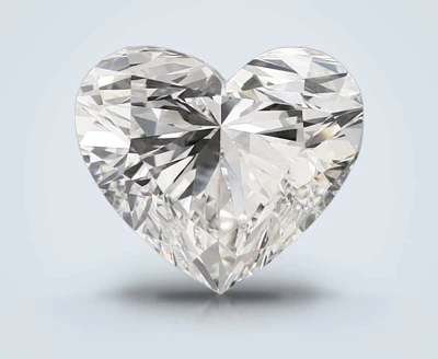 3.12ct E VVS1 Rare Carat Ideal Cut Heart Lab Grown Diamond