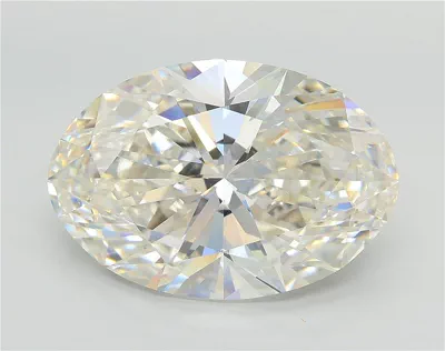 12.00ct H VVS2 Rare Carat Ideal Cut Oval Lab Grown Diamond