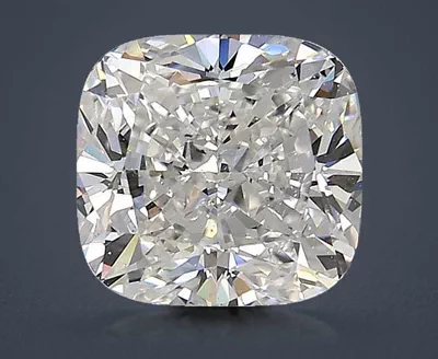 3.01ct F SI1 Rare Carat Ideal Cut Cushion Diamond