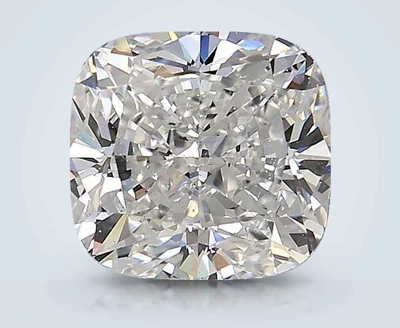3.01ct F SI1 Rare Carat Ideal Cut Cushion Diamond