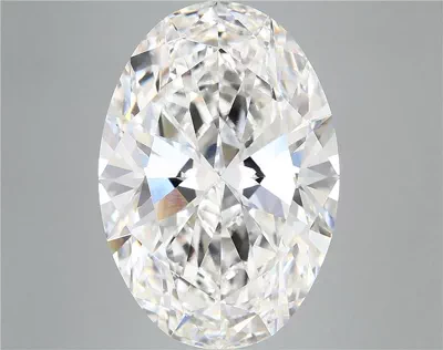 12.26ct E VVS2 Rare Carat Ideal Cut Oval Lab Grown Diamond