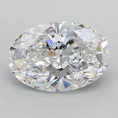 2.01ct D VVS1 Rare Carat Ideal Cut Oval Lab Grown Diamond