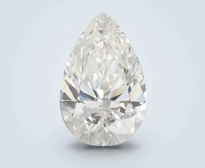 5.09ct F VVS2 Rare Carat Ideal Cut Pear Lab Grown Diamond