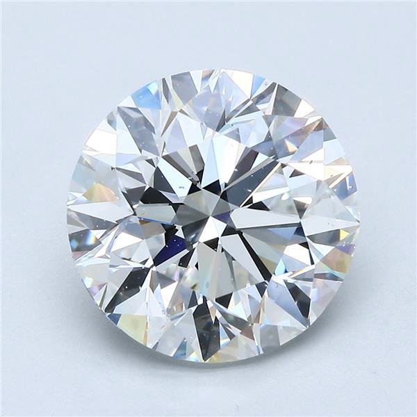 6.01ct E SI1 Excellent Cut Round Diamond