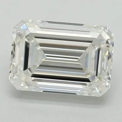 1.06ct F VS1 Rare Carat Ideal Cut Emerald Lab Grown Diamond