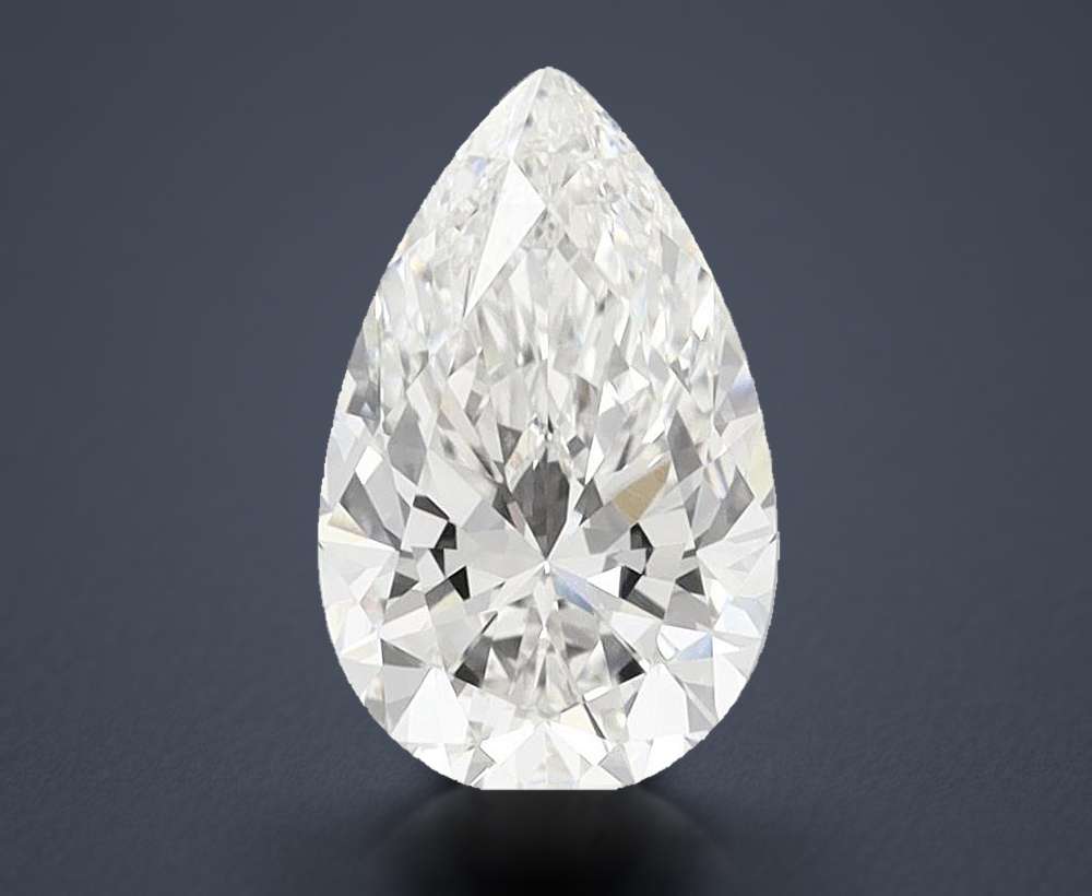 15.08ct F VVS2 Rare Carat Ideal Cut Pear Lab Grown Diamond