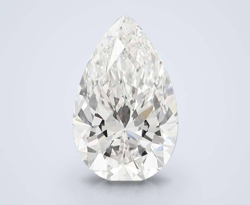 15.08ct F VVS2 Rare Carat Ideal Cut Pear Lab Grown Diamond