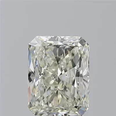 3.02ct I SI1 Rare Carat Ideal Cut Radiant Diamond