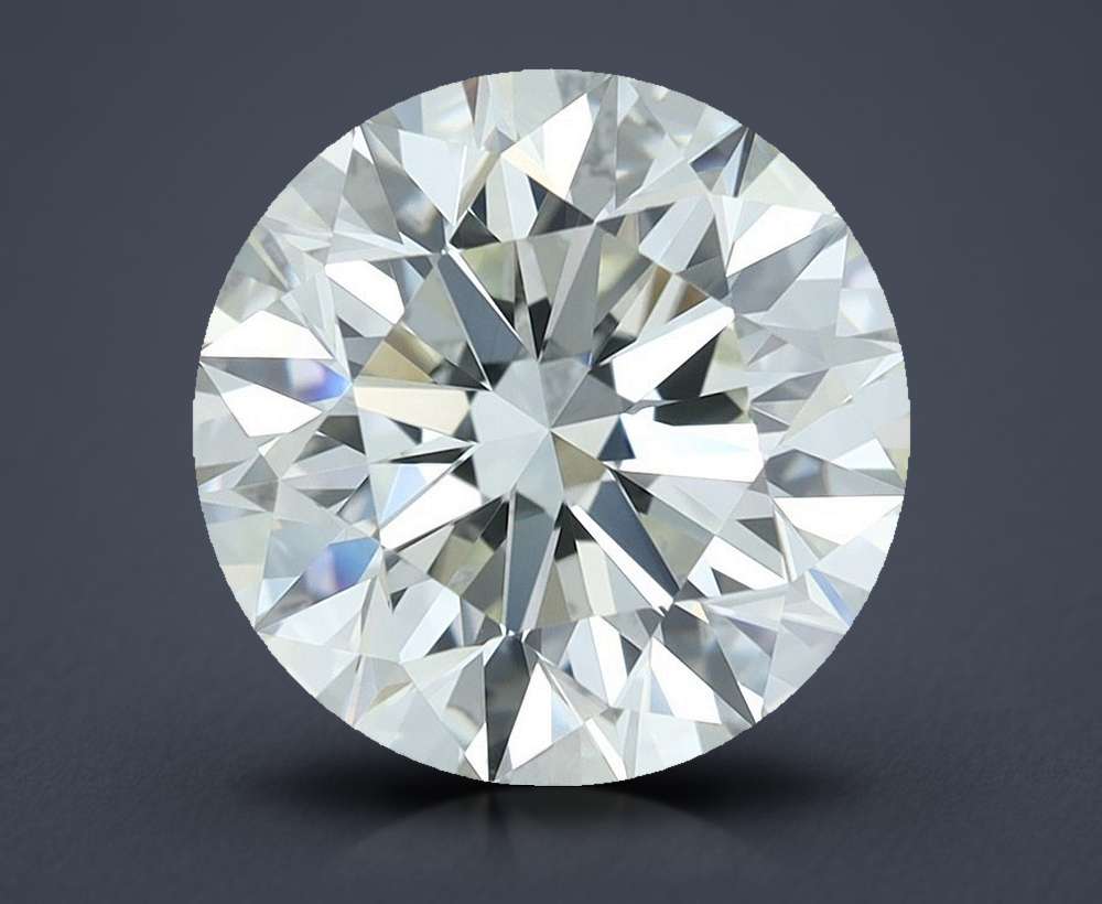 3.11ct J IF Excellent Cut Round Diamond