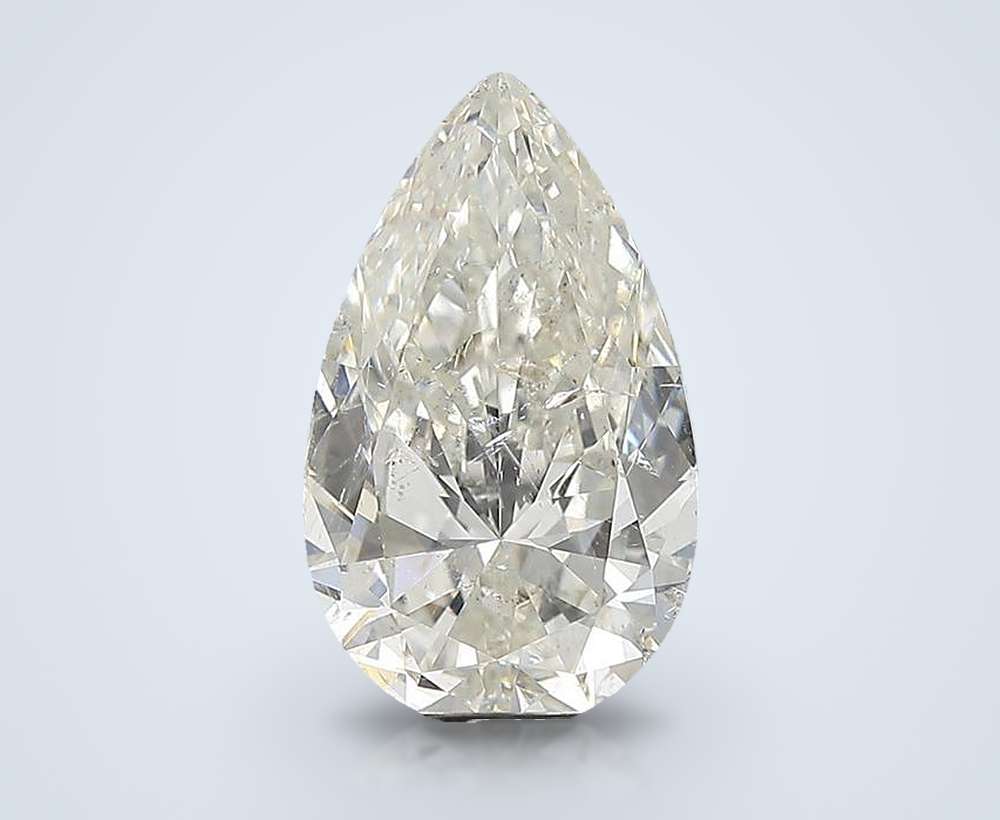 2.50ct I SI2 Rare Carat Ideal Cut Pear Diamond