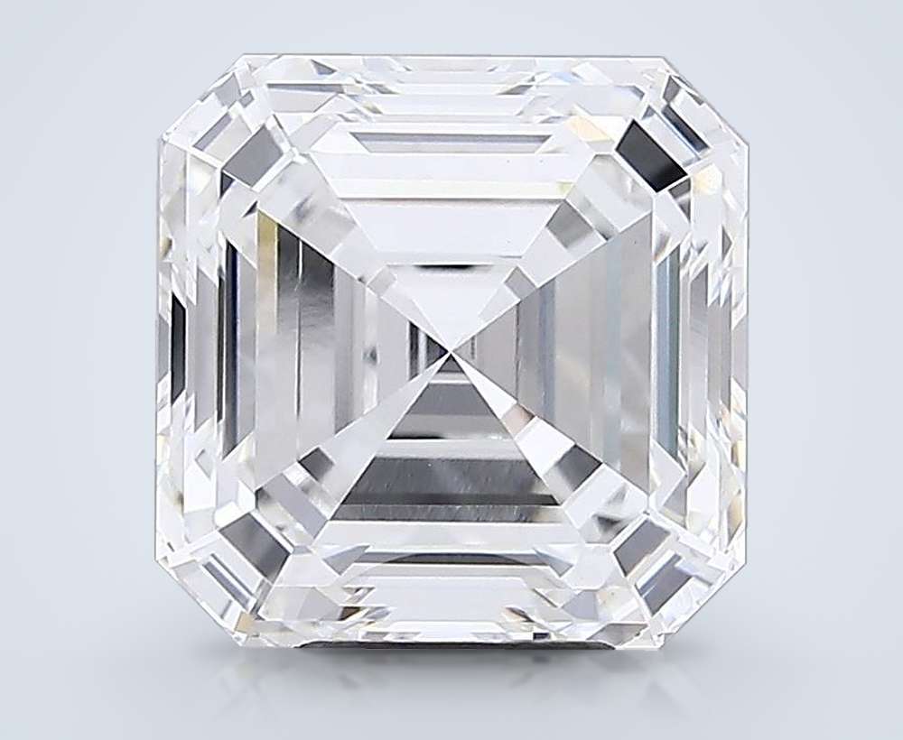 7.02ct F VVS2 Excellent Cut Asscher Lab Grown Diamond