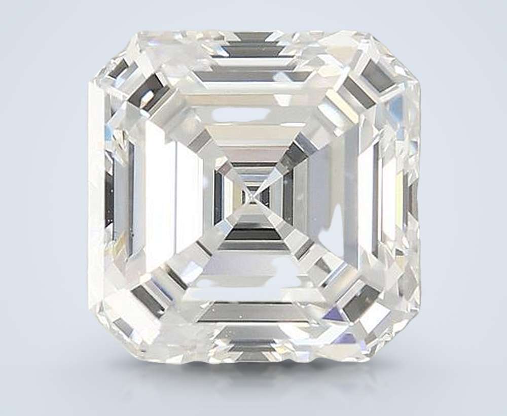 2.02ct F VVS2 Rare Carat Ideal Cut Asscher Lab Grown Diamond