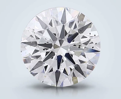 5.15ct E SI1 Rare Carat Ideal Cut Round Lab Grown Diamond