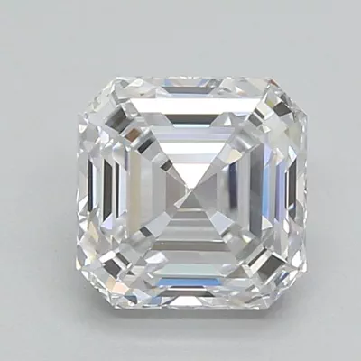 0.97ct E VS2 Rare Carat Ideal Cut Asscher Lab Grown Diamond