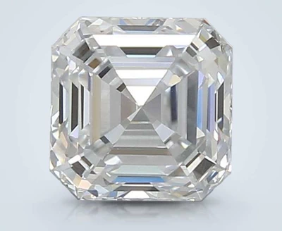 0.97ct E VS2 Rare Carat Ideal Cut Asscher Lab Grown Diamond